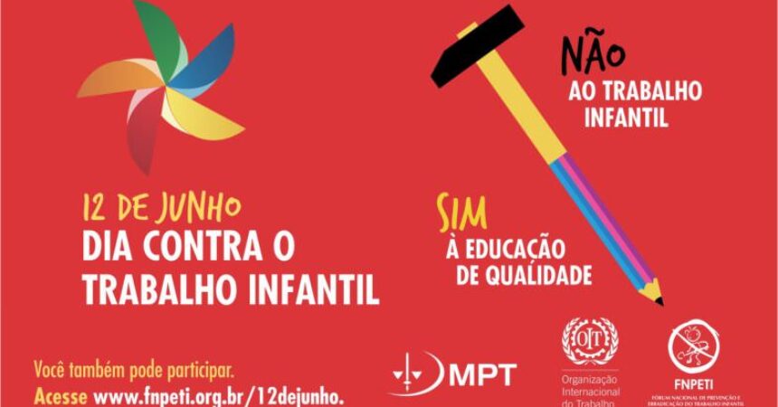 Segundo Ministério 5,6 mil crianças deixaram o trabalho infantil em 12 meses