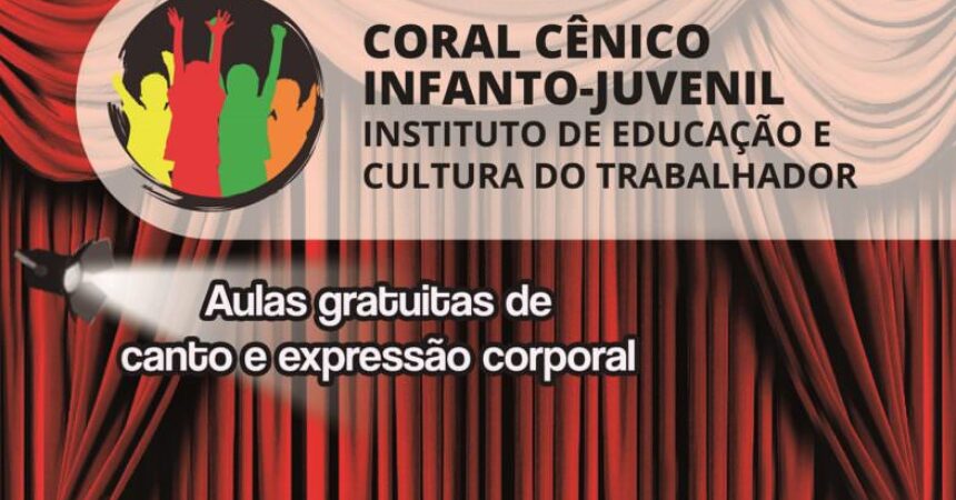 Com apoio do Sindicato, Educult abre inscrições para aulas de coral cênico