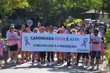 Caminhada Rosa e Azul é sucesso no Clube de Campo