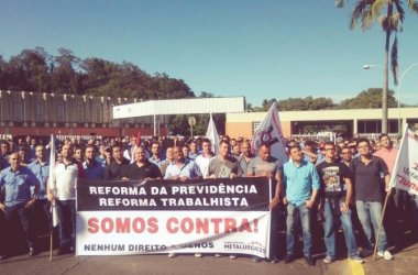 Metalúrgicos se mobilizam contra a reforma da Previdência