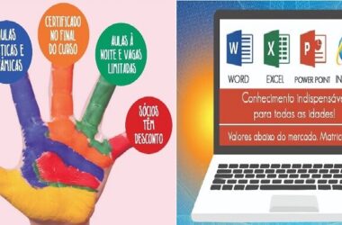 Ainda há vagas para os cursos de Libras e de Informática para jovens e adultos