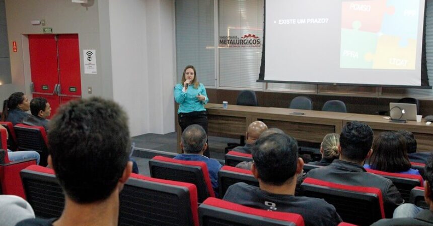 “Saúde e segurança do trabalhador” foi o tema de palestra na Semana do Metalúrgico