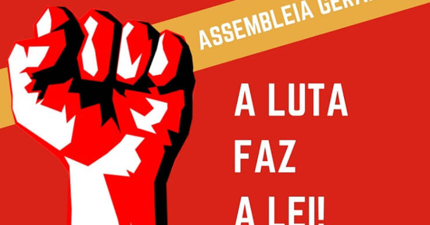 Assembleia Geral da Negociação Coletiva é domingo (16). MARQUE PRESENà‡A!