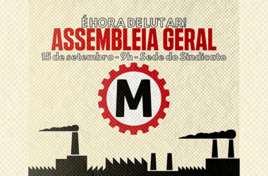 ASSEMBLEIA GERAL É NESTE DOMINGO (15): sua presença é muito importante!