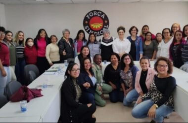 Força feminina: dirigentes sindicais se reúnem com Mônica Veloso