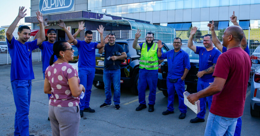 Trabalhadores da Alpino renovam escala Marshall de trabalho