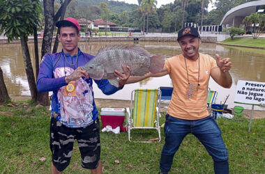 Mais de 50 pescadores sábado no Lago Grande. E no próximo sábado, dia 11 tem mais