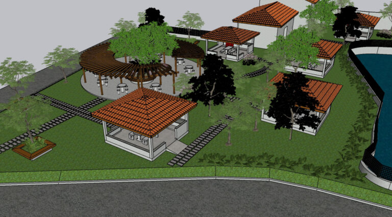 Clube de Campo expande estrutura com novos  quiosques, banheiros e área de convivência