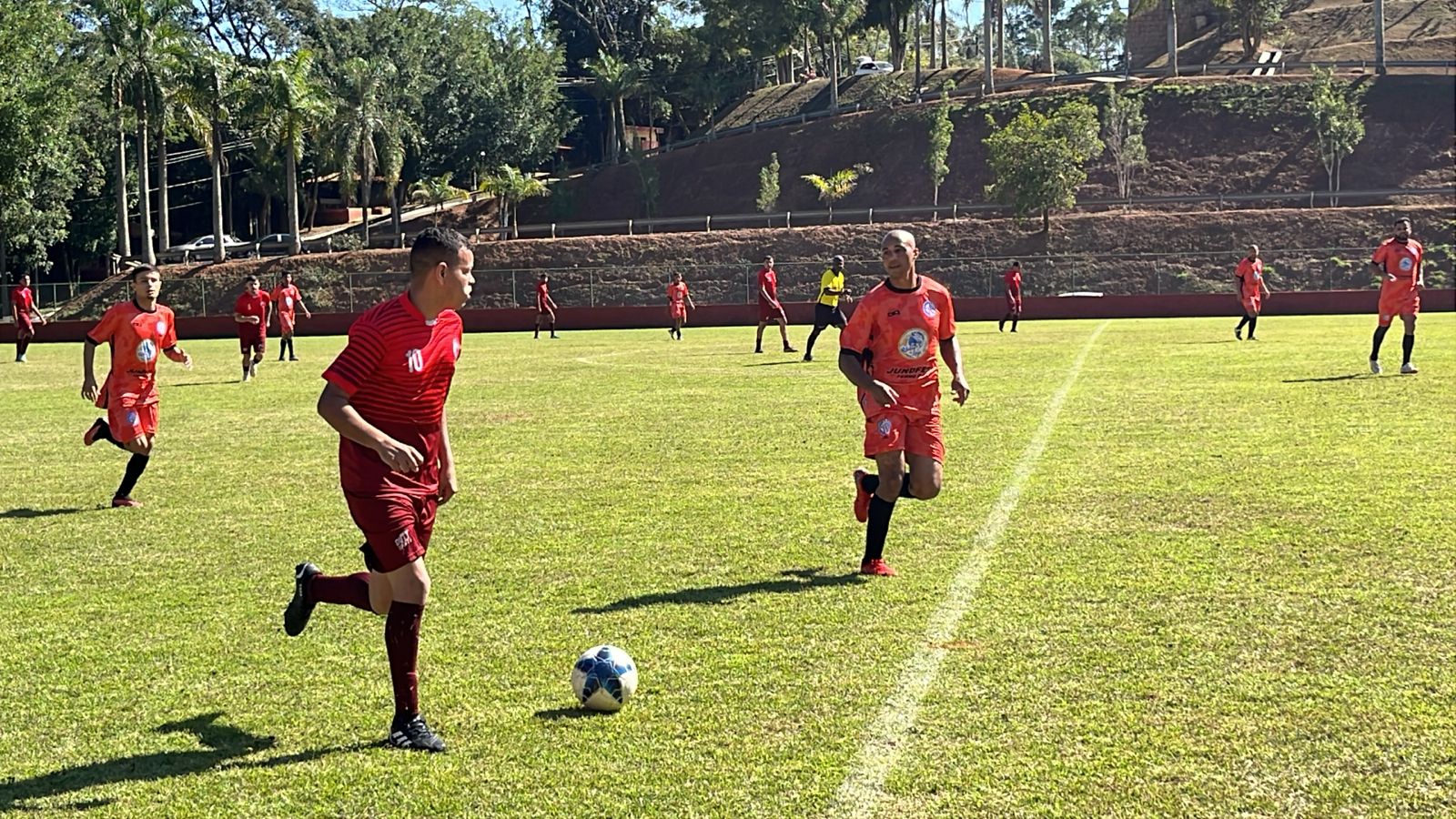Chuva de gols no futebol dos metalúrgicos