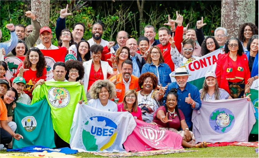 Eliseu representa trabalhadores da região em encontro com Lula na Granja do Torto