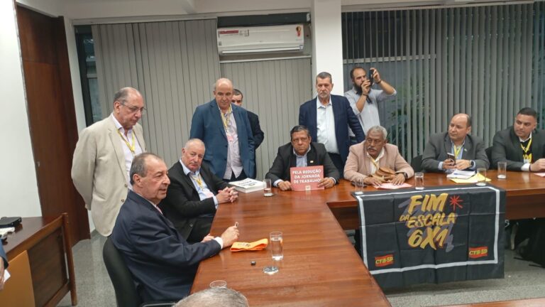 Em Brasília, reforçamos a pressão pelo fim da escala 6×1